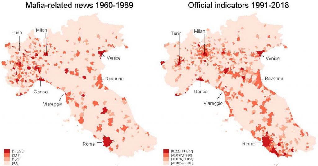 The infiltration of criminal organisations in the North of Italy