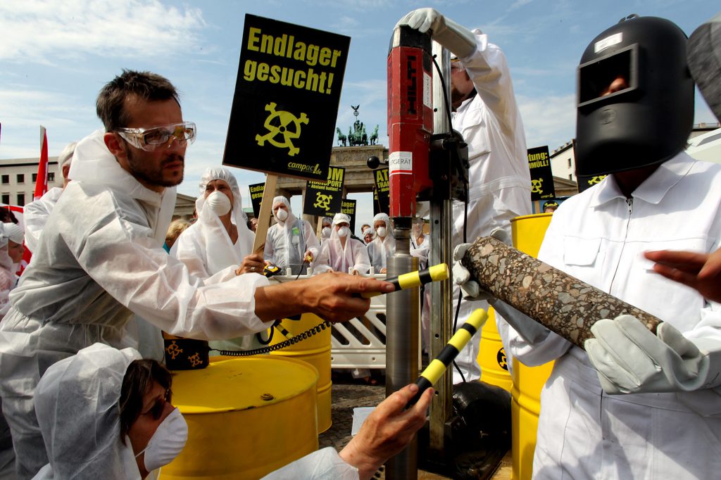 Campact Endlagersuche in Berlin 2009 Foto: Jakob Huber