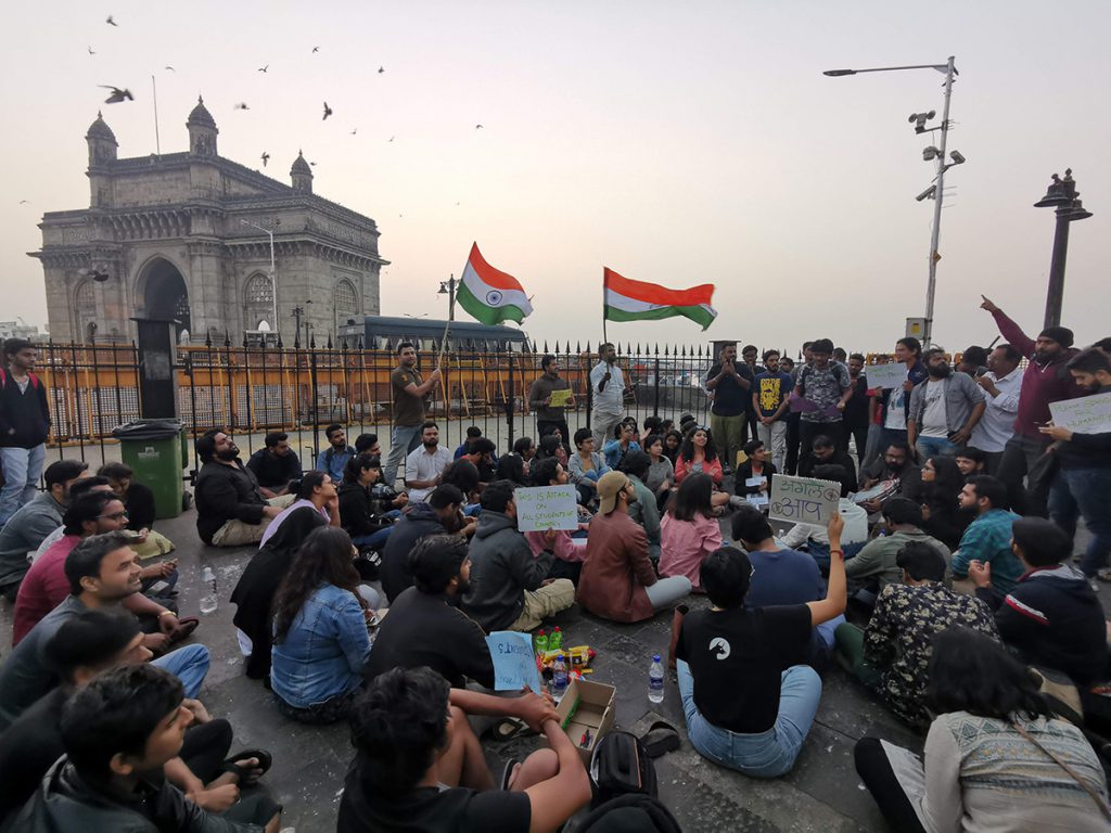 Protests in Mumbai against the Citizenship Amendment Act and National Register of Citizens, author's photo