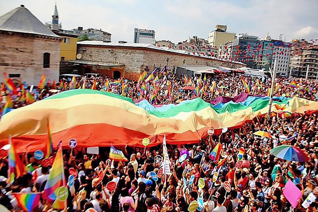 Pride Walk, Taksim Square, Istanbul, 2013